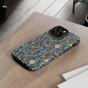 William Morris Phone Case Samsung S24 S23 Cover Art Print iPhone 16 Pro Max, 15 Plus, 14, 13, 12, XS & Samsung S24, S23, A55, Pixel 9 Pro, 8