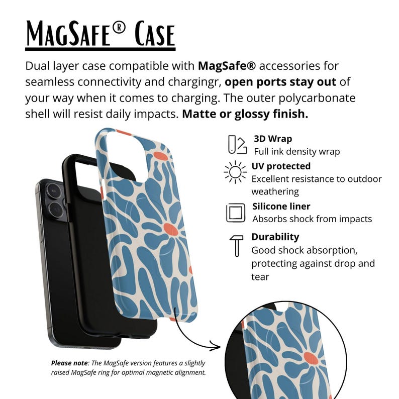 Matisse Phone Case Samsung S24 S23 Cover Art Print for iPhone 16 Pro Max, 15 Plus, 14, 13, 12, XS & Samsung S24, S23, A55, Pixel 9 Pro, 8 Bild 10