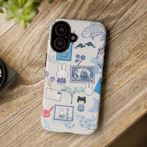 Miffy Phone Case Aesthetic Gift for Her Phone Cover for iPhone 16 Pro Max, 15 Plus, 14, 13, 12, XS & Samsung S24, S23, A55, Pixel 9 Pro, 8