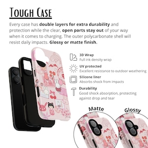 Miffy Phone Case Aesthetic Gift for Her Phone Cover for iPhone 16 Pro Max, 15 Plus, 14, 13, 12, XS & Samsung S24, S23, A55, Pixel 9 Pro, 8