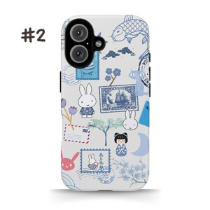 Miffy Phone Case Aesthetic Gift for Her Phone Cover for iPhone 16 Pro Max, 15 Plus, 14, 13, 12, XS & Samsung S24, S23, A55, Pixel 9 Pro, 8