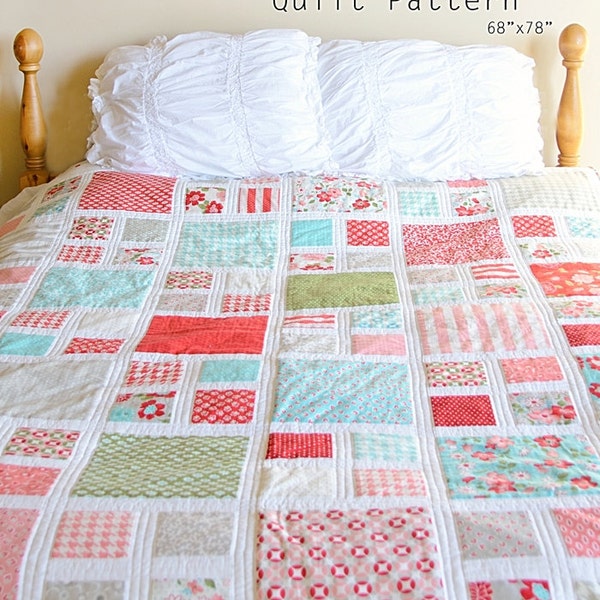 Grandma's Window Quilt Pattern / PDF