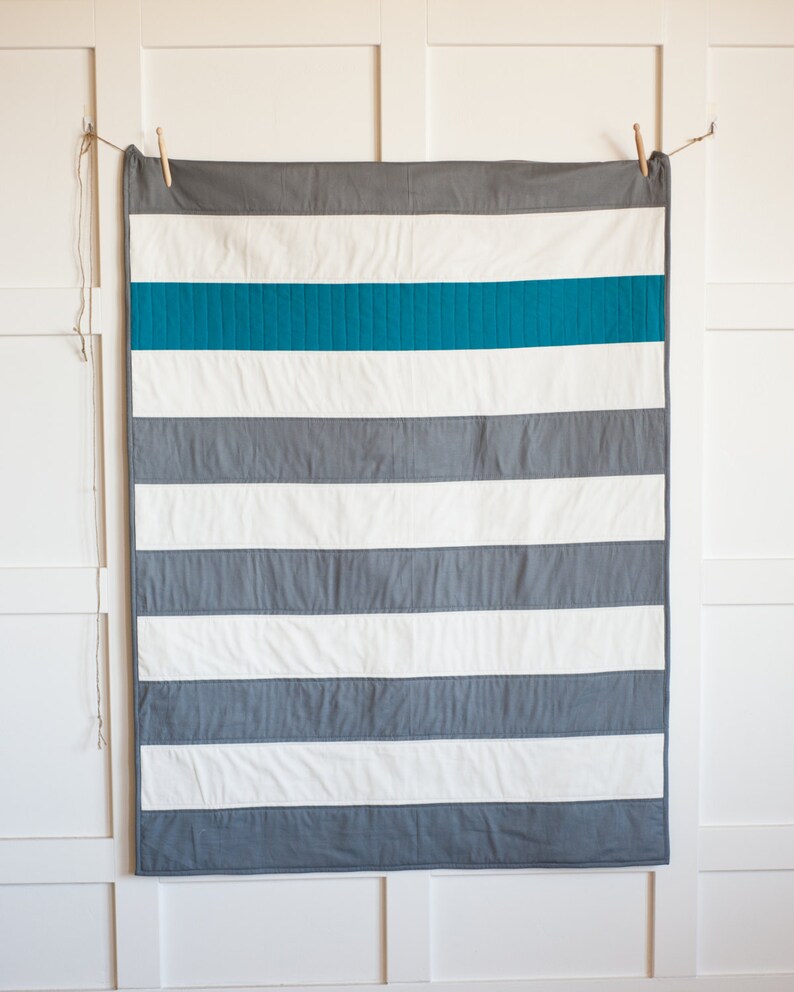 Twins in Stripes Quilt Pattern Baby/toddler Etsy