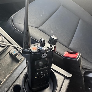 Cupholder Desk Stand for Motorola APX 6000 Radio