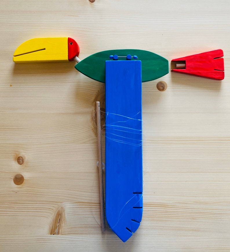 Flying Toucan Wooden Mobile Toy Bird Baby Mobile Eco Etsy