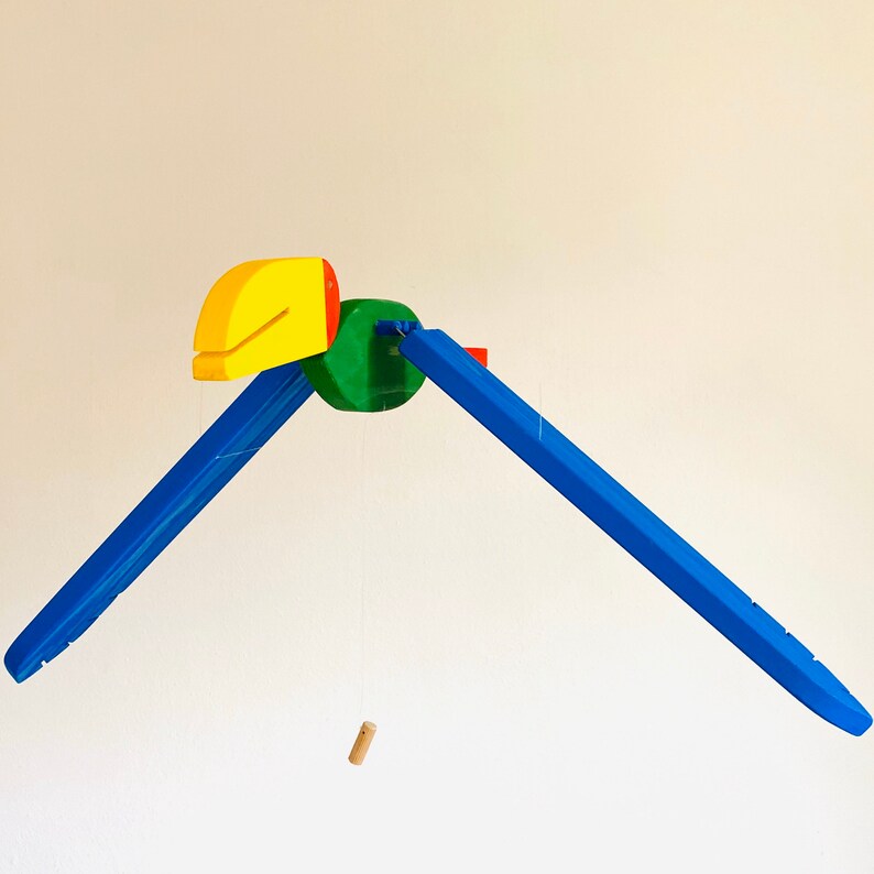 Flying Toucan Wooden Mobile Toy Bird Baby Mobile Eco Etsy