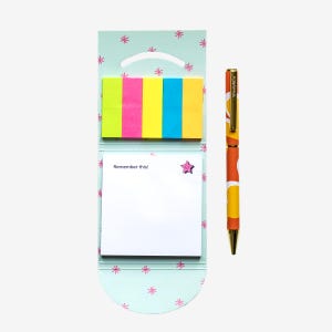 Colourful Sticky Notes Set for Office & School, Fun Memo Pads for Organizing, Bright Reminder Pads, Cute Stationery Supplies (Acacia)