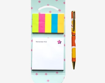 Acacia Sticky Notes Set: Colorful Memo Pads for Planning