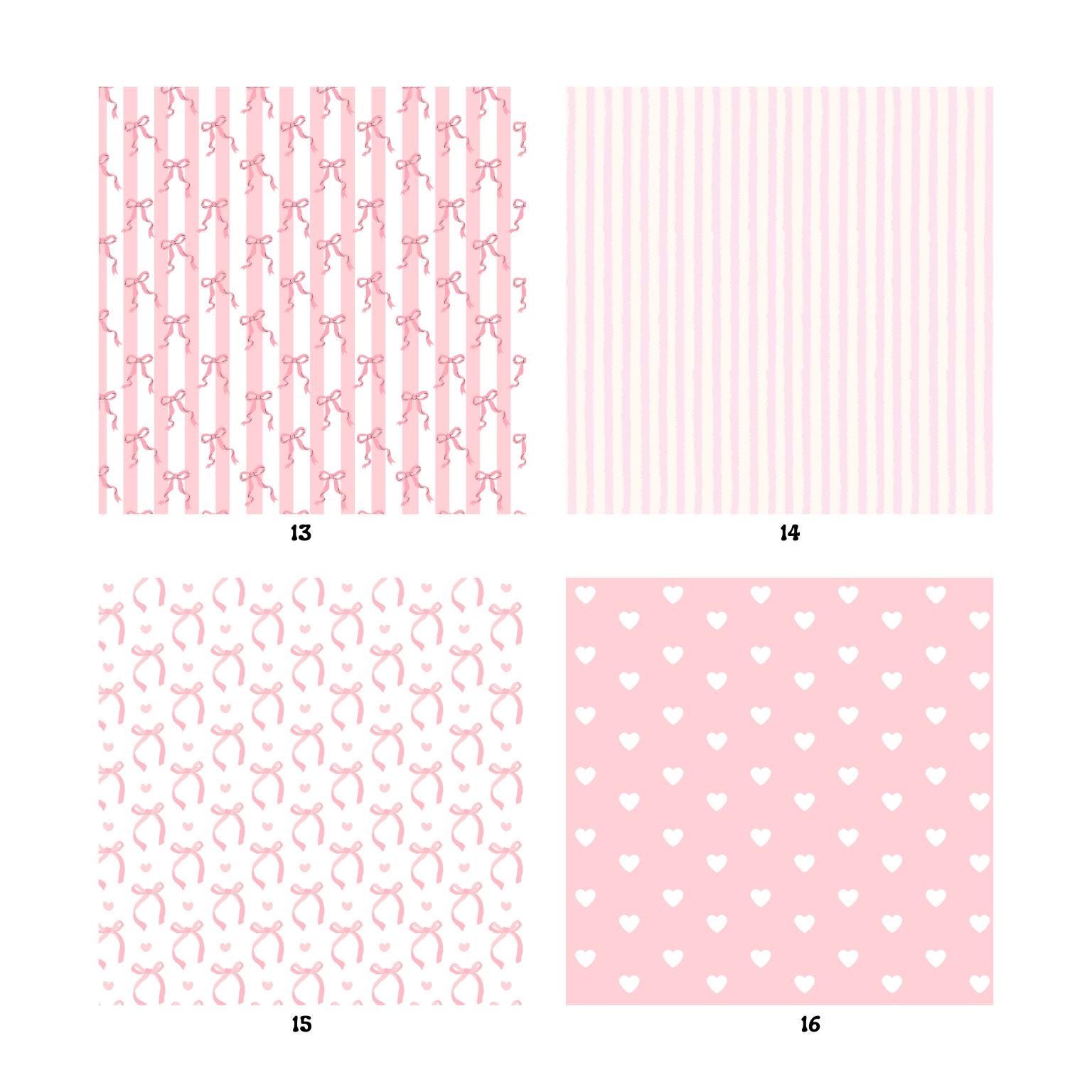 Pointelle Graphic Layette Set - Cream/Pink Bow