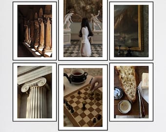 Old Money Aesthetic  Beige Wall Set 6PCS, Luxury Fashion Print, Old Money Prints, Old Money Poster, Old Money Wall Art, Old Money Decor