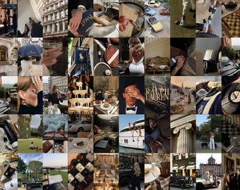 Old Money Aesthetic Collage Print, Luxury Fashion Print, Old Money Poster, Old Money Wall Art, Old Money Decor Digital Download),