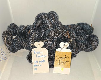 Hand spun yarn - Rustic Country