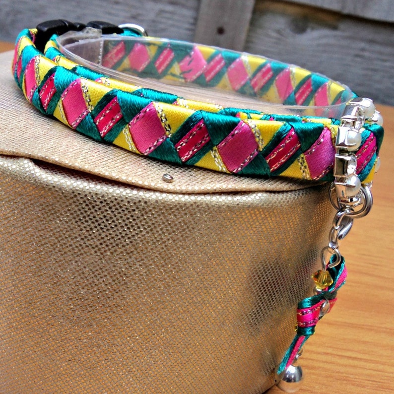 Cat Collar Designer Breakaway Style in Bright Colours image 4