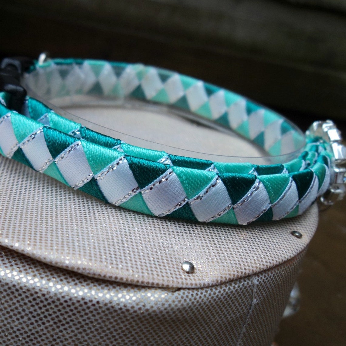 Cat Collar Designer Breakaway in Turqoise Shades Etsy