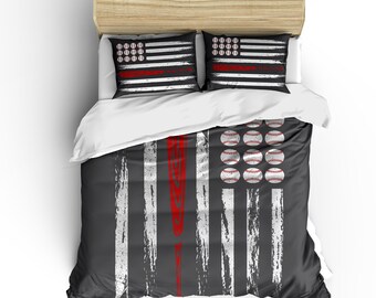 baseball twin bed set