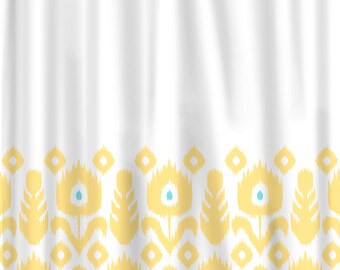 Personalized Shower Curtain Any color Shown Burnt Orange | Etsy