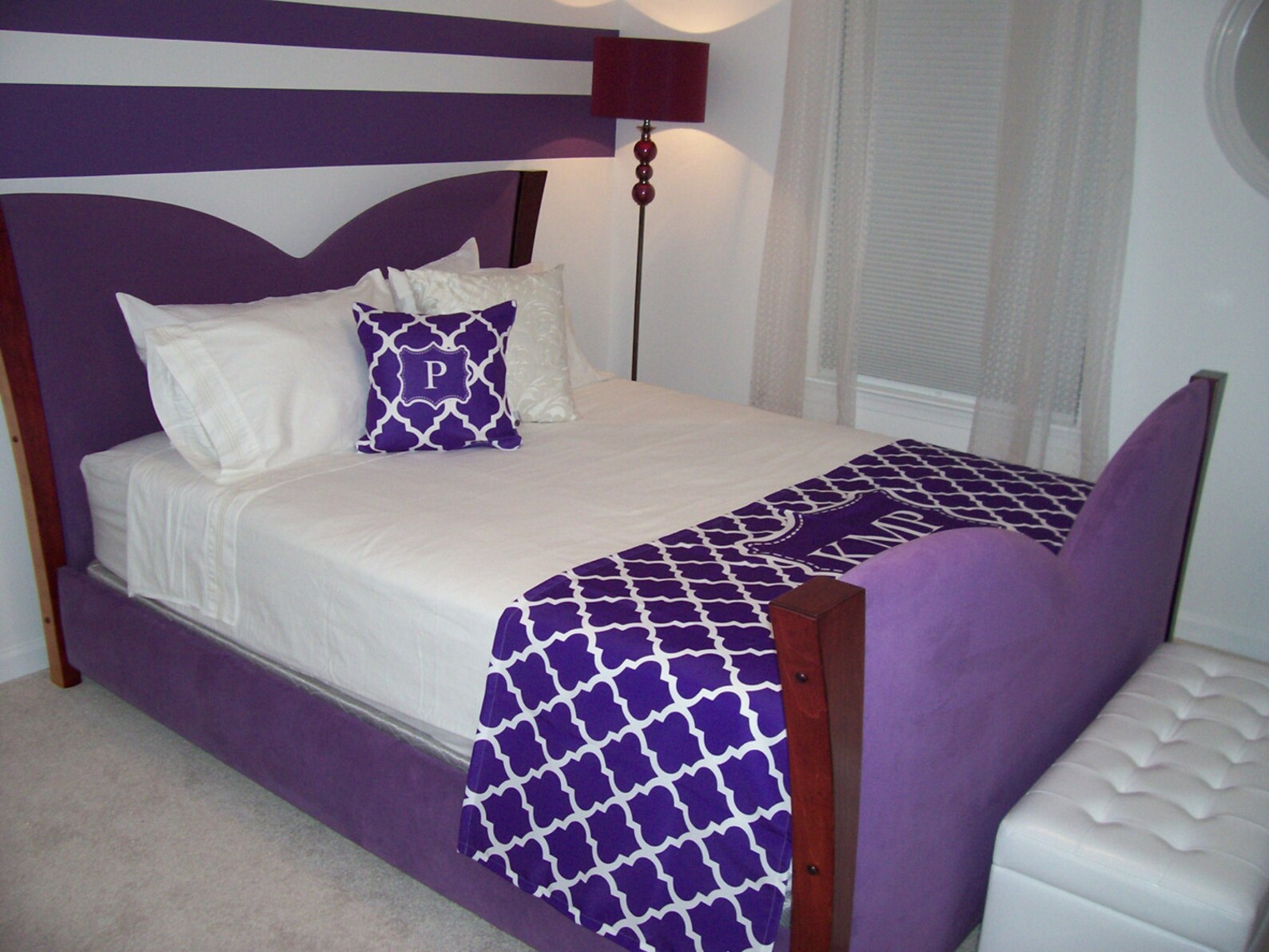 Custom Personalized Bed Runner King size and coordinated Etsy