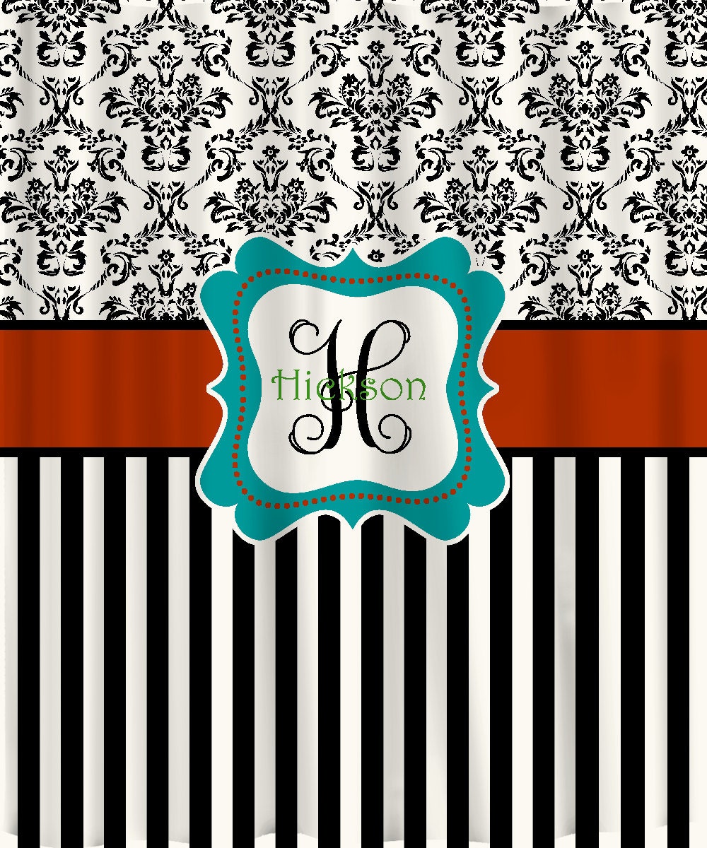 Personalized Shower Curtain Custom with your Name or Etsy