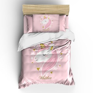turquoise unicorn bedding