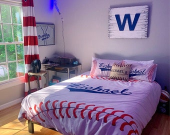 baseball sheets twin