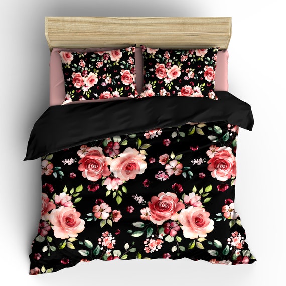 Quatrefoil REVERSIBLE Queen Twin Duvet Cover Set or King Twin xl Personalized Comforter Set Toddler Monogram Comforter Set