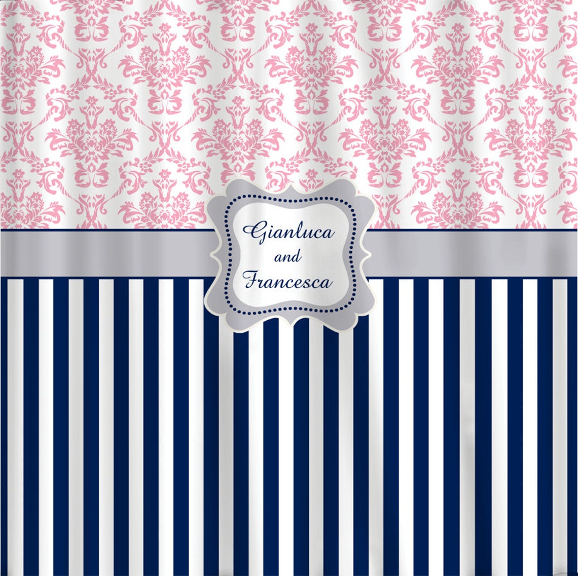 Personalized Shower Curtain Custom With Your Name or Etsy