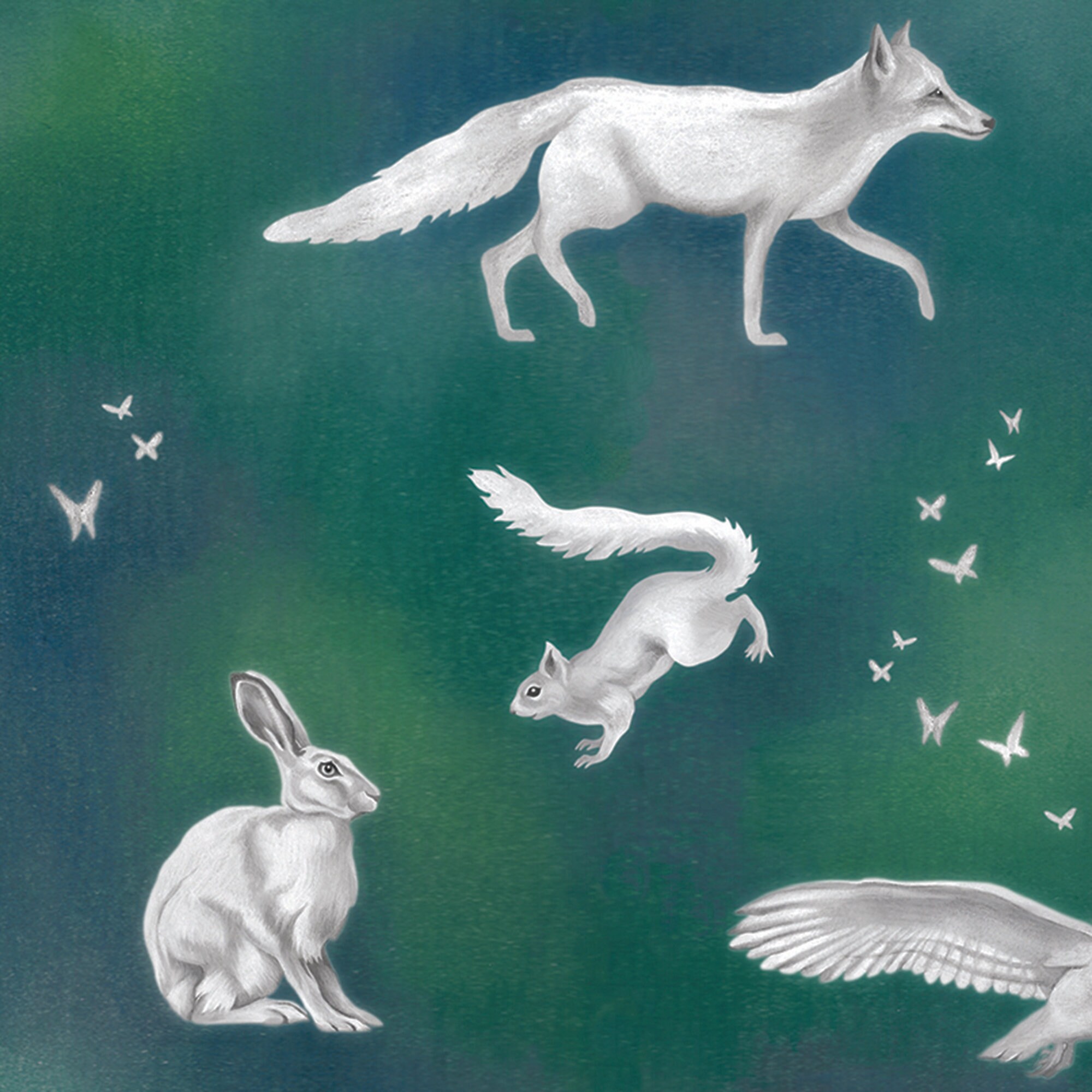 Personalized Safari Animal Wrapping Paper, Name Wrapping Paper, Safari