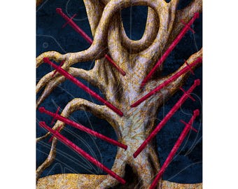 Oak-Eight of Swords