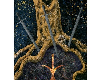 Oak-Three of Swords