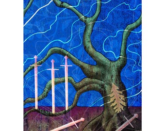 Oak-Five of Swords