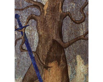 Oak-Page of Swords
