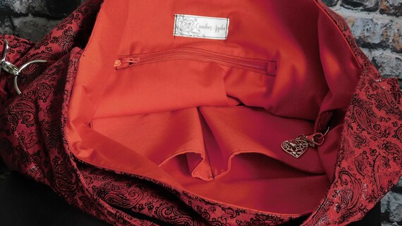 Large red crossbody bag hotsell