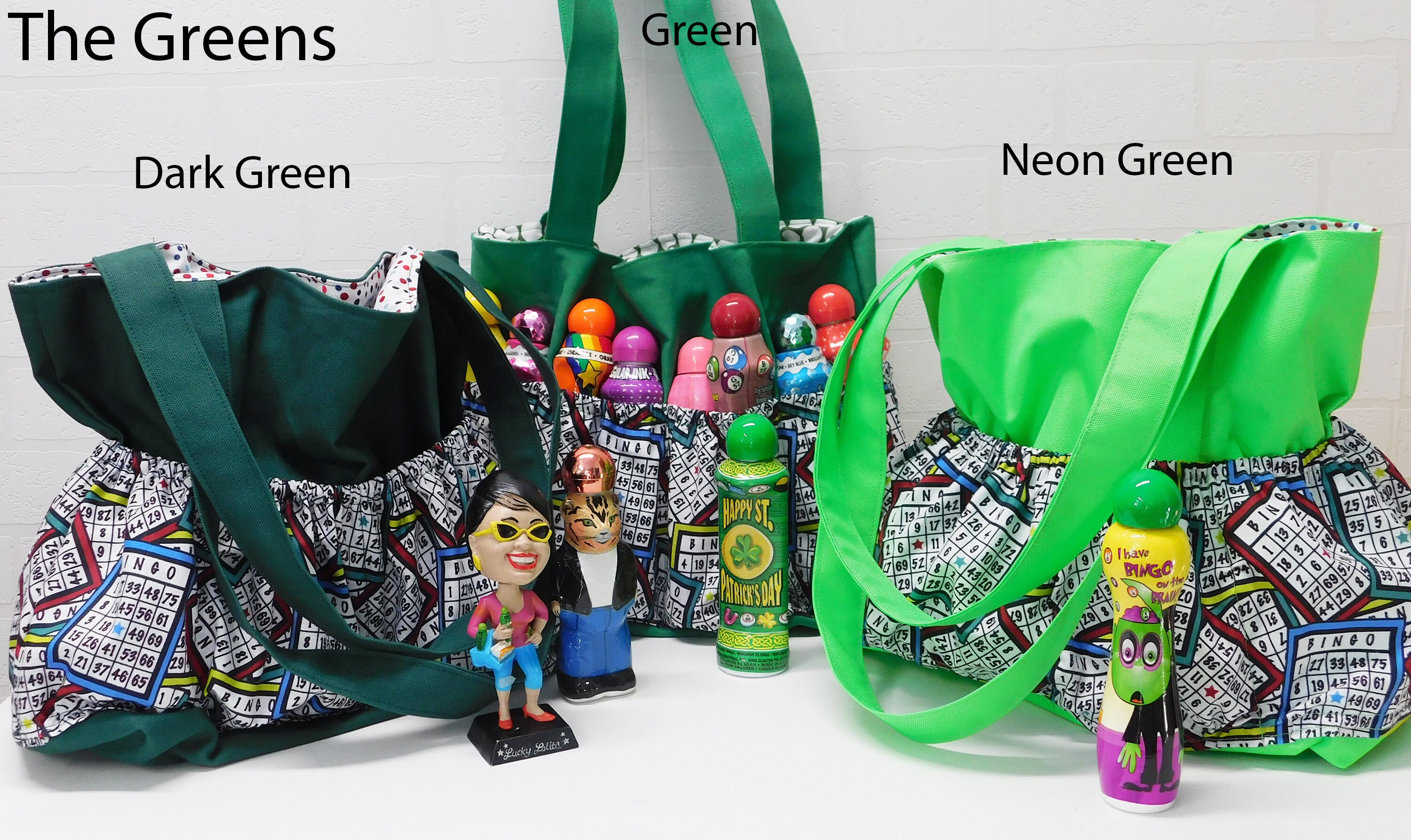 Bingo Dauber Bag: Canvas Tote Handbag With Pockets - Etsy