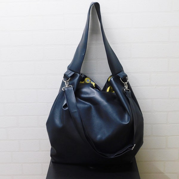 American Leather Blue Faux Allegator Shoulder Bag Size NA