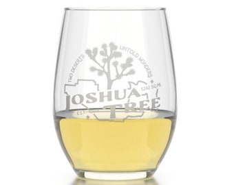 Joshua Tree Stemless Wine Glass