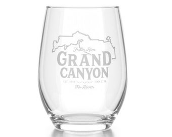 Grand Canyon Stemless Wine Glass