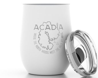 Acadia 12 oz Insulated Wine Tumbler