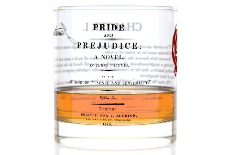 Pride and Prejudice - Literature Rocks Glass 