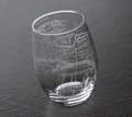 Chicago 26.2 Marathon Map Stemless Wine Glass