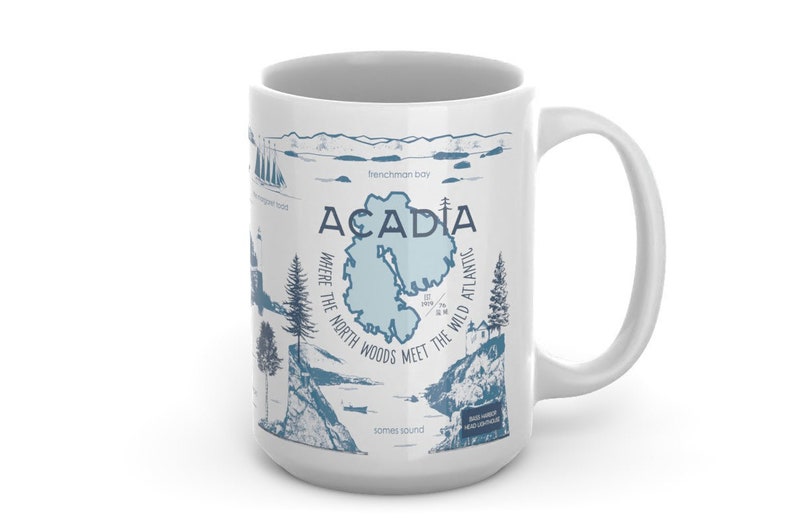Acadia 15oz Ceramic Mug image 1