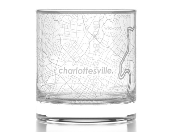 Louisville Map Rocks Glass - Well Told