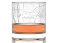 Custom City Map Rocks Glass | Any City / Town Personalized | Etched Whiskey Glass (11oz) | Engraved Bourbon Glass | Custom Glassware Gift