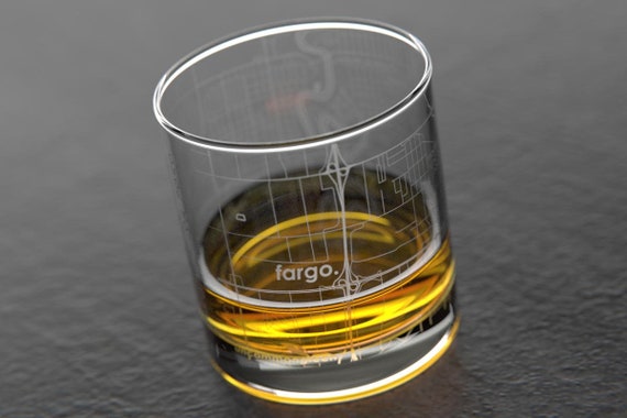 Fargo Nd Map Rocks Whiskey Glass Gift - Fargo Paint And Glass Fargo Nd Map Rocks Whiskey Glass Gift - Fargo Paint And Glass
