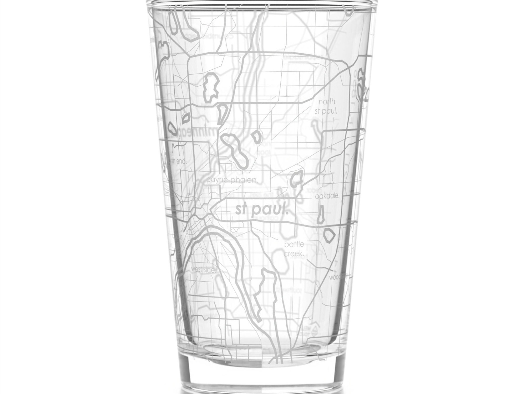 Brooklyn NYC Map Pint Glass Engraved Beer Glass 16oz Etched Drinking Glasses  Gifts for Him Birthday Gift City Map Gift 