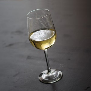 Nashville Map Stemmed Wine Glass | Engraved Wine Glasses (16oz) | Etched Wine Stem Glass | Bridesmaid Gift | Gift For Her