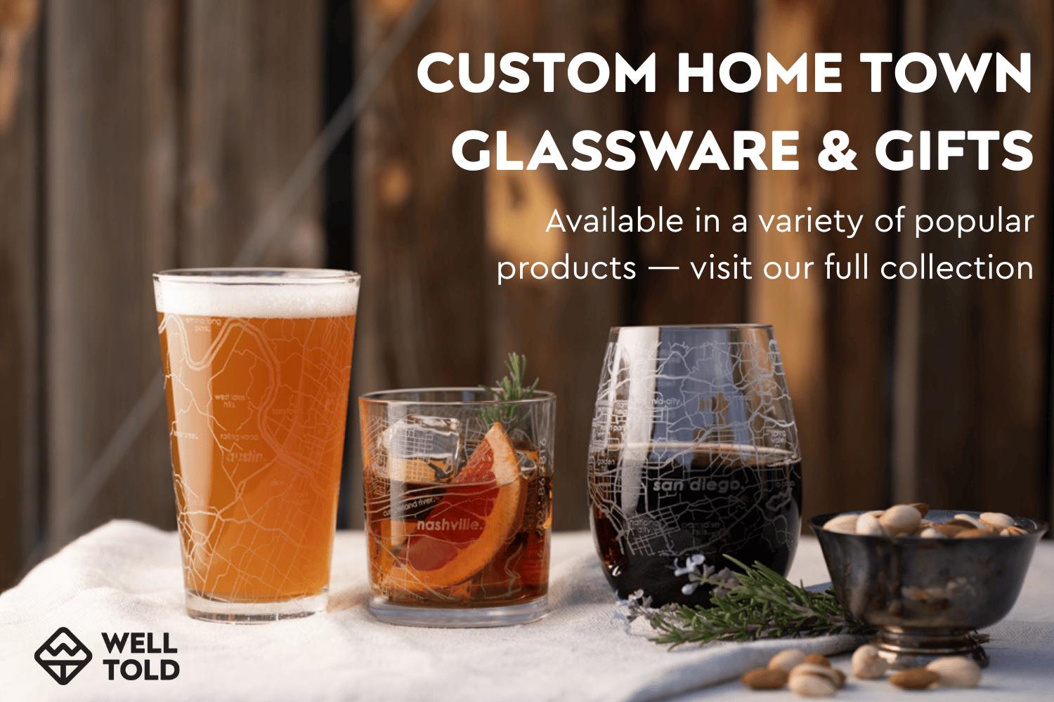 Whiskey Glasses Set 4, Amber Colored Rocks Glasses, 9 Oz Old Fashioned - View #2