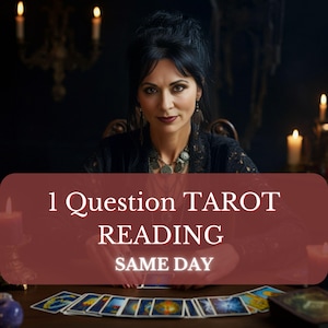 1 Frage Tarot-Lesung, Tarot-Lesung am selben Tag, Psychische Lektüre, Schnelle Tarot-Lesung, Zukunftsvorhersagen, Eine Frage-Lesung