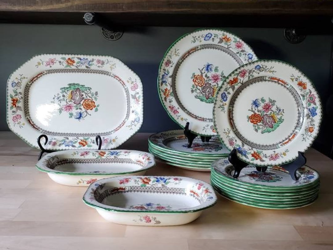 Copeland Spode Chinese Rose Dishes, pre-1950 - Etsy 日本 Copeland Spode Chinese Rose Dishes, pre-1950 - Etsy 日本