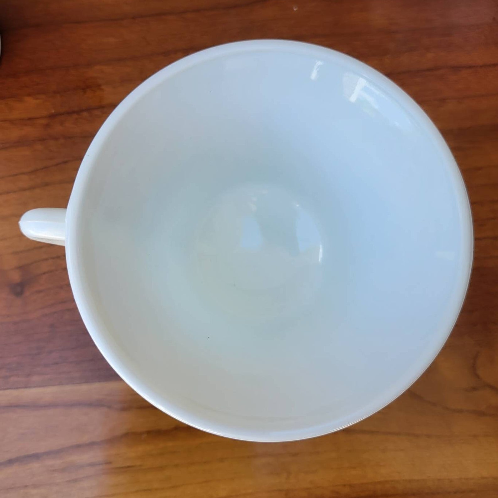 Set of Nine Pedestal Milk Glass Cups Made by Indiana Glass Etsy