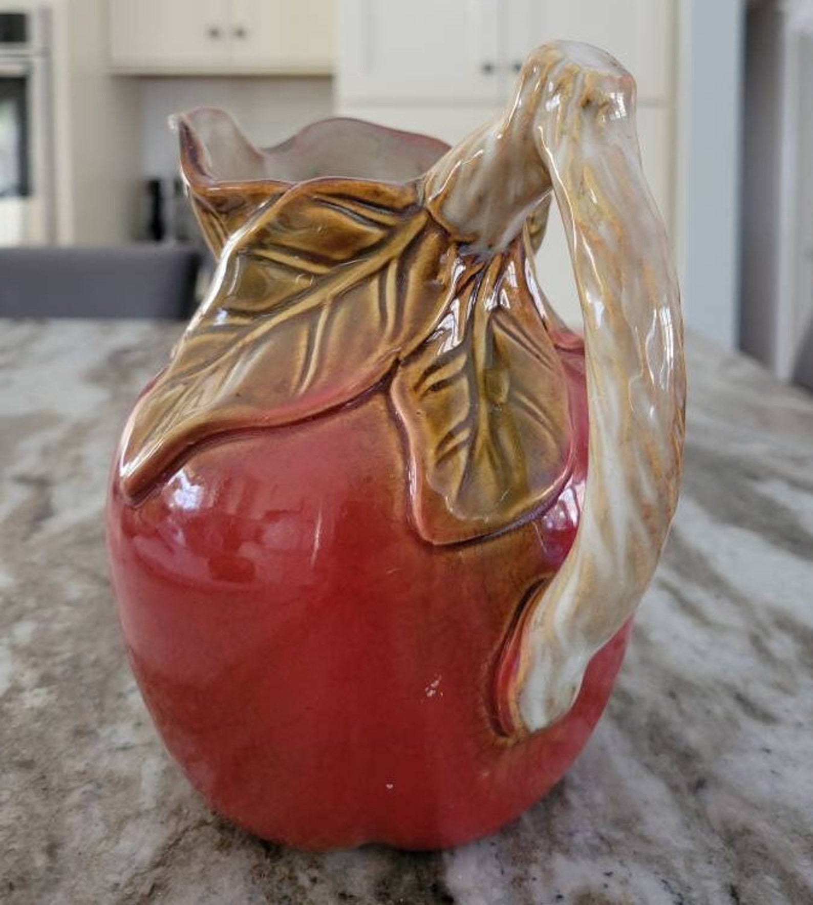 Vintage Apple Pitcher and Apple Bowl - Etsy
